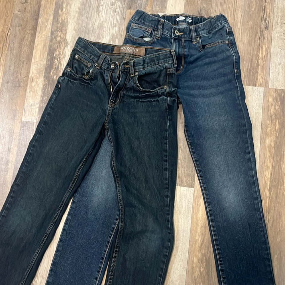 Lot of 2 pairs of boys jeans
